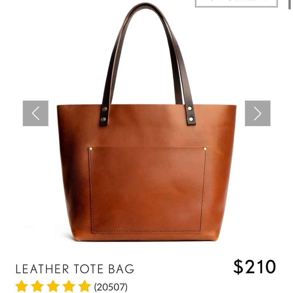 Portland Leather Tote
